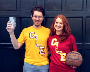CLE Tee Yellow and Red